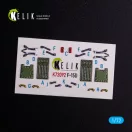 Kelik F-15D - interior 3D decals for FineMolds kit 3D matrica