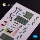 Kelik F-15D - interior 3D decals for FineMolds kit 3D matrica