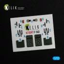 Kelik F-16D interior 3D decals for Revell kit 3D matrica