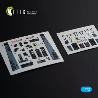 Kelik F-15E - interior 3D decals for GWH kit 3D matrica