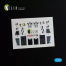 Kelik F-15E - interior 3D decals for GWH kit 3D matrica