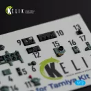 Kelik A6M5 Zero - interior 3D decals for Tamiya kit 3D matrica