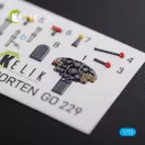 Kelik Horten Go 229 interior 3D decals for Revell kit 3D matrica