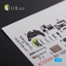 Kelik BF109 G-6 interior 3D decals for Tamiya kit 3D matrica