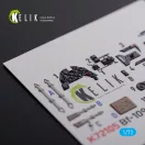 Kelik BF109 G-6 interior 3D decals for Tamiya kit 3D matrica