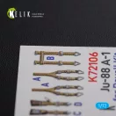 Kelik Ju-88 A-1 interior 3D decals for Revell kit 3D matrica