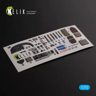 Kelik KI-21 interior 3D decals for ICM kit 3D matrica