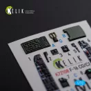 Kelik F-16 CG/CJ interior 3D decals for Academy kit 3D matrica