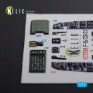 Kelik F-16 CG/CJ interior 3D decals for Academy kit 3D matrica