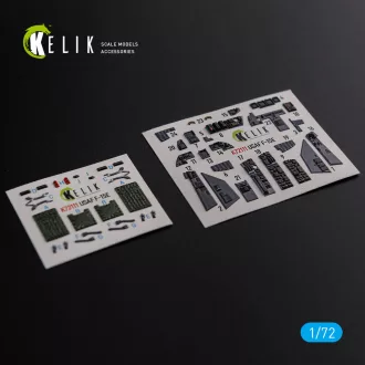 Kelik F-15E interior 3D decals for Academy kit 3D matrica