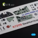 Kelik Sea Hurricane Mk I interior 3D decals for Arma Hobby kit 3D matrica
