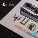 Kelik Jaguar GR.1/GR.3 - interior 3D decals for Italeri kit 3D matrica