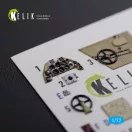 Kelik BF109-F2/F4 reconnaissance interior 3D decals for Fine Molds kit 3D matrica