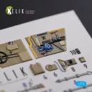 Kelik BF109-F2/F4 reconnaissance interior 3D decals for Fine Molds kit 3D matrica