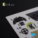 Kelik BF109-F2/F4 interior 3D decals for Fine Molds kit 3D matrica
