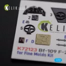 Kelik BF109-F2/F4 interior 3D decals for Fine Molds kit 3D matrica