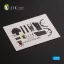 Kelik Super Etendard - interior 3D decals for Academy kit 3D matrica