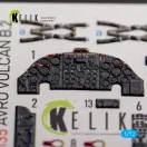 Kelik AVRO VULCAN B.2 Front cockpit - interior 3D decals for Airfix kit 3D matrica