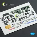 Kelik TBM-3 Avenger - interior 3D decals for HobbyBoss kit 3D matrica