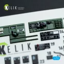 Kelik TBM-3 Avenger - interior 3D decals for HobbyBoss kit 3D matrica