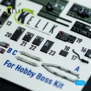 Kelik TBM-3 Avenger - interior 3D decals for HobbyBoss kit 3D matrica