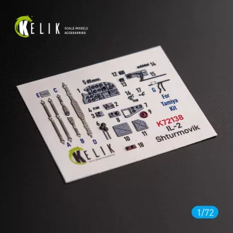   Kelik Il-2 Shturmovik - interior 3D decals for Tamiya kit 3D matrica