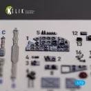 Kelik Il-2 Shturmovik - interior 3D decals for Tamiya kit 3D matrica