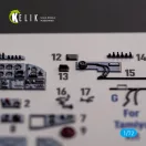 Kelik Il-2 Shturmovik - interior 3D decals for Tamiya kit 3D matrica
