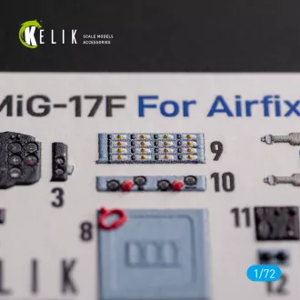   Kelik Mig-17 Fresco (Shenyang J5) - interior 3D decals for Airfix kit 3D matrica