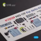 Kelik Mig-17 Fresco (Shenyang J5) - interior 3D decals for Airfix kit 3D matrica