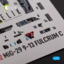 Kelik Mig-29 Fulcrum-C 9-13 interior 3D decals for GWH kit 3D matrica