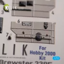 Kelik Brewster 239E - interior 3D decals for Hobby 2000/Hasegawa kit 3D matrica