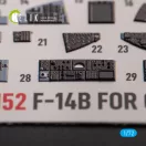 Kelik F-14B - interior 3D decals for GWH kit 3D matrica