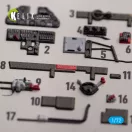 Kelik P-40K - interior 3D decals for Special Hobby kit 3D matrica