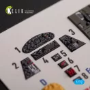 Kelik TBM-3E - interior 3D decals for Hobby 2000/Hasegawa kit 3D matrica