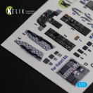 Kelik OA-10A Thunderbolt - interior 3D decals for Italeri kit 3D matrica