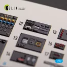 Kelik AVRO LANCASTER B.III - interior 3D decals for Airfix kit 3D matrica