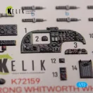Kelik ARMSTRONG WHITWORTH WHITLEY MK.V - interior 3D decals for Airfix kit 3D matrica