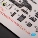 Kelik ARMSTRONG WHITWORTH WHITLEY MK.V - interior 3D decals for Airfix kit 3D matrica