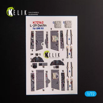   Kelik L-29 Delfin - interior 3D decals for AMK kit 3D matrica