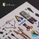 Kelik F.2A Lighting - interior 3D decals for Airfix kit 3D matrica