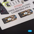 Kelik English Electric Canberra PR.9 - interior 3D decals for Airfix kit 3D matrica