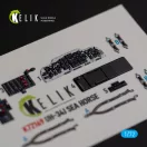 Kelik UH-34J SEA HORSE - interior 3D decals for Italeri kit 3D matrica