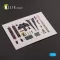 Kelik F-117A NIGHTHAWK - interior 3D decals for Hasegawa kit 3D matrica