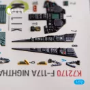 Kelik F-117A NIGHTHAWK - interior 3D decals for Hasegawa kit 3D matrica