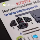Kelik Morane-Saulnier M.S.406 - interior 3D decals for Hobby 2000/Hasegawa kit 3D matrica