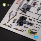 Kelik Dewoitine D.520 - interior 3D decals for Hobby 2000/Hasegawa kit 3D matrica