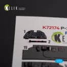 Kelik ?-38J Lightning - interior 3D decals for Italeri/Academy kit 3D matrica