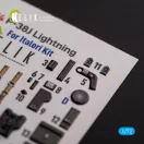 Kelik ?-38J Lightning - interior 3D decals for Italeri/Academy kit 3D matrica