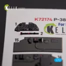 Kelik ?-38J Lightning - interior 3D decals for Italeri/Academy kit 3D matrica